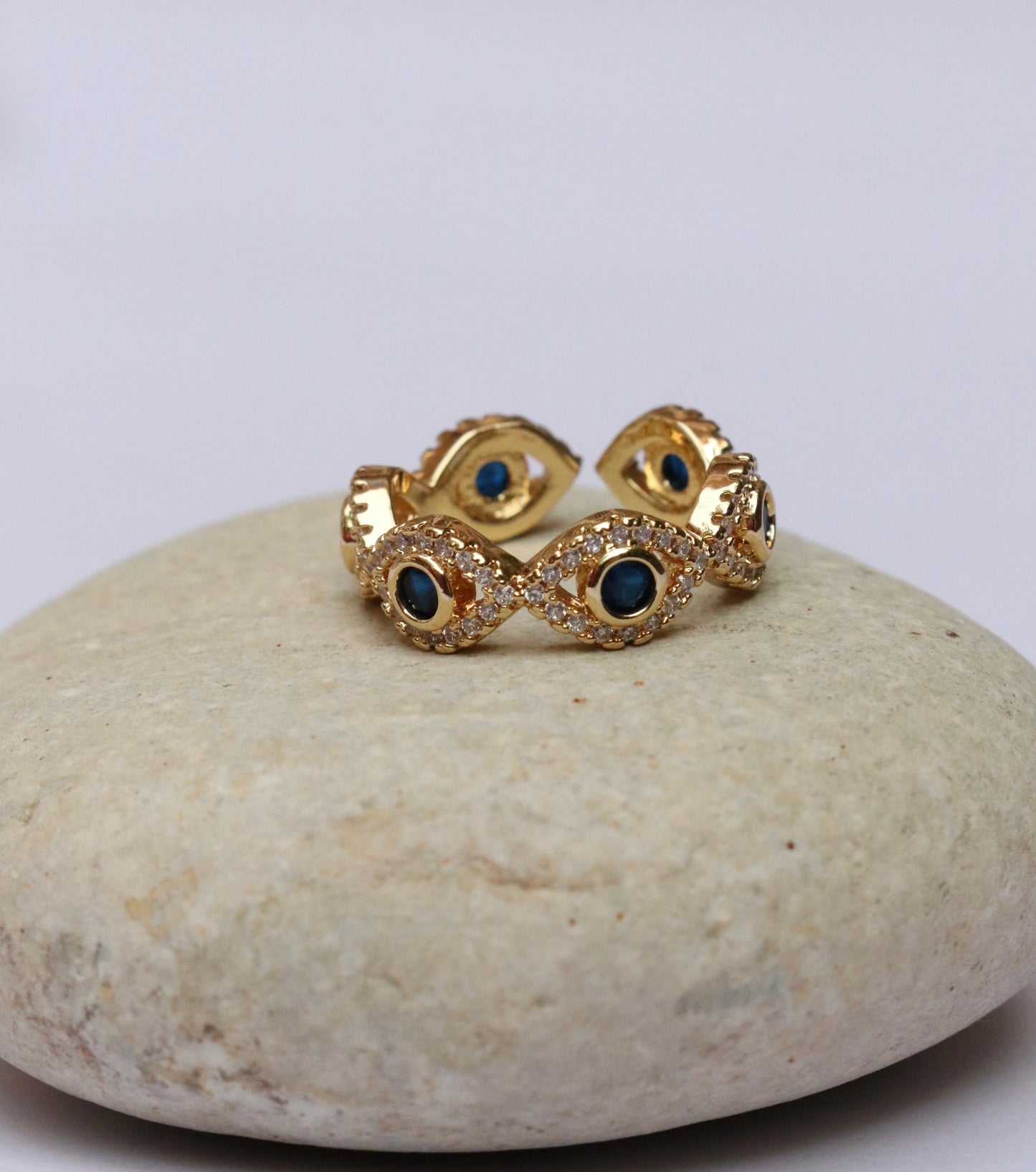 Evil Eye Statement Ring