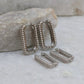 Platinum Pattern Hoops