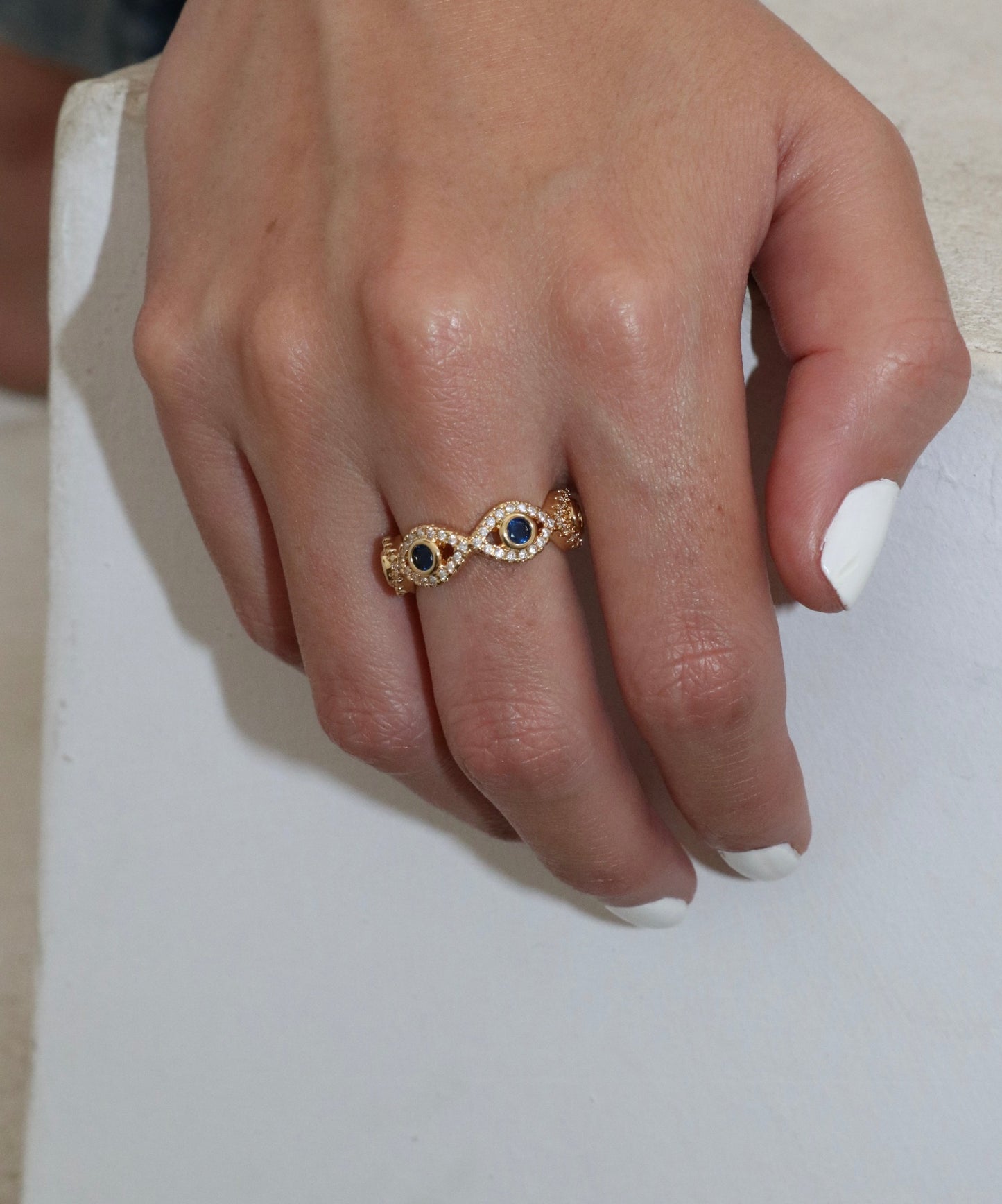Evil Eye Statement Ring