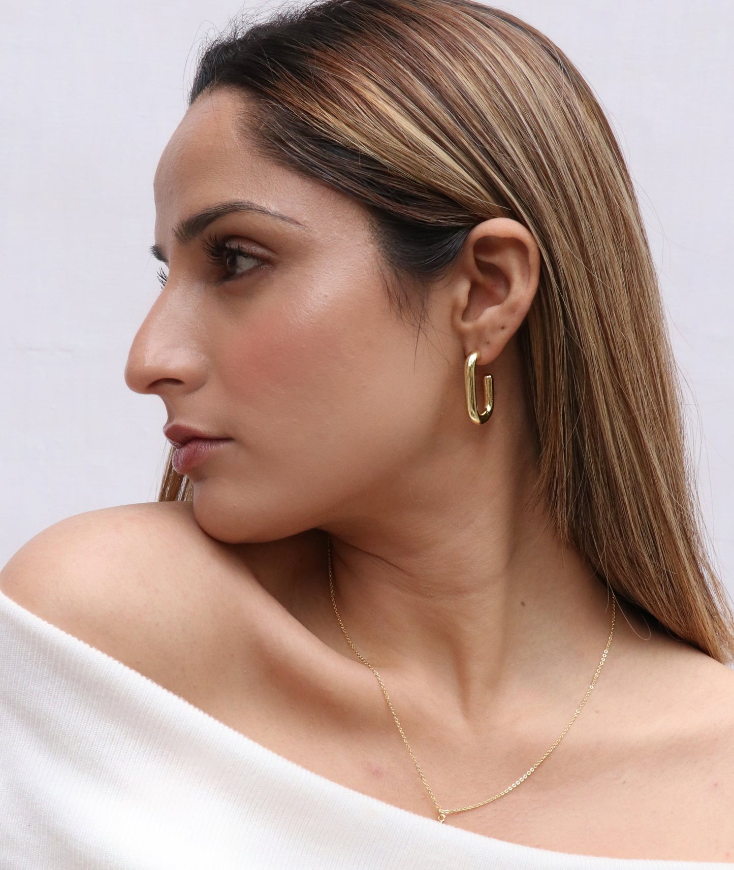 Open U-Shaped Earrings
