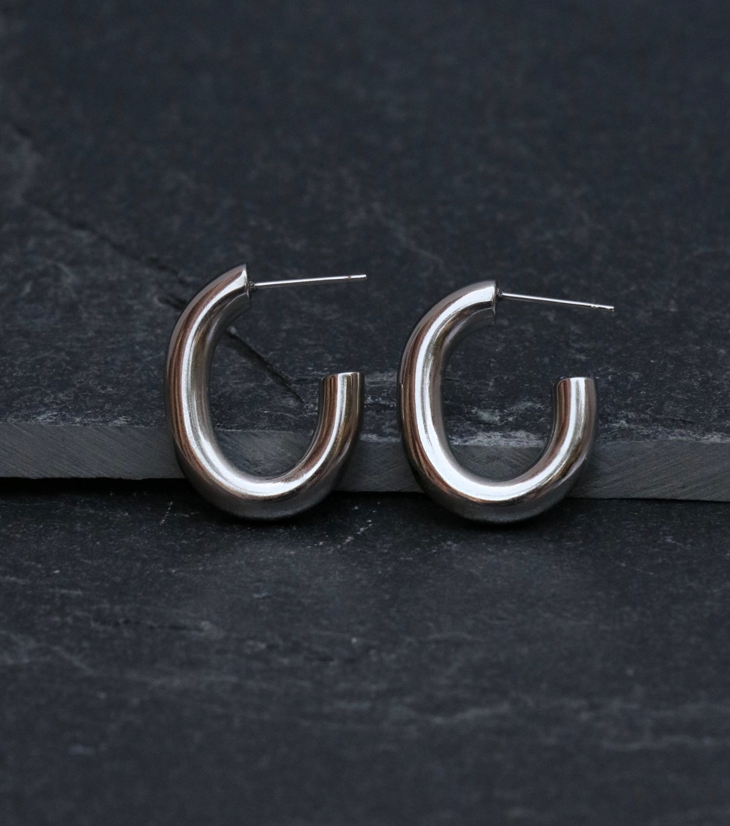 Open Oval Earrings