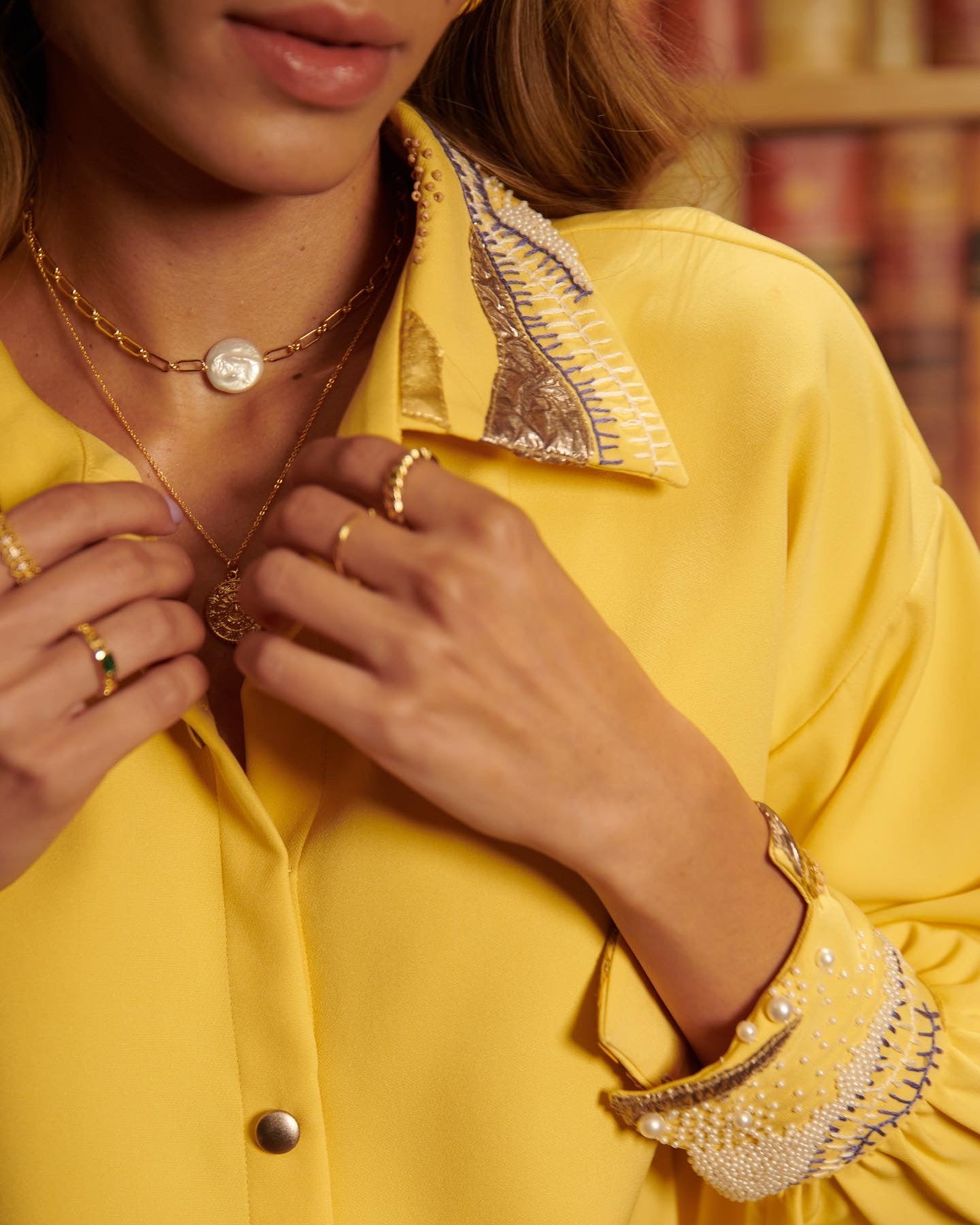 Moon Pearl Necklace