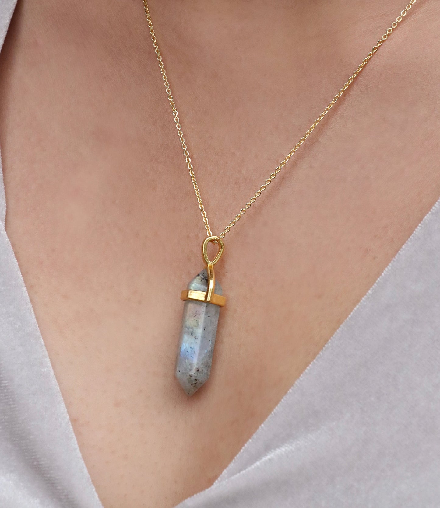 Labradorite Double Terminated Necklace