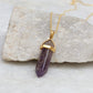 Amethyst Double Terminated Necklace
