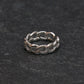 Platinum Isadora Curb Chain Ring