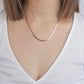 Luna Herringbone Chain Necklace