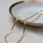 Luna Herringbone Chain Necklace