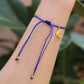 Evil Eye Seed Bead Bracelet (Blue)