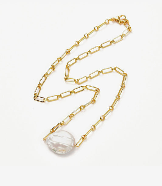 Moon Pearl Necklace