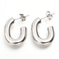 Open Oval Earrings