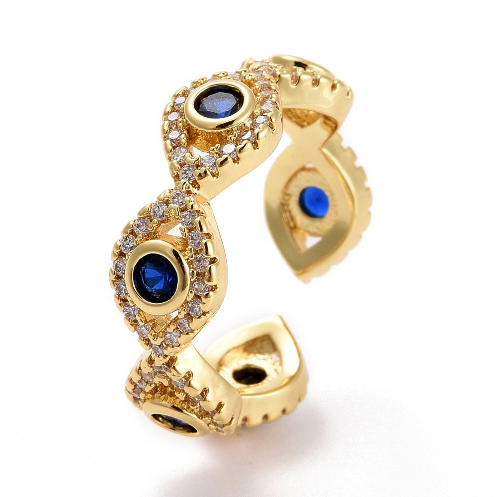 Evil Eye Statement Ring